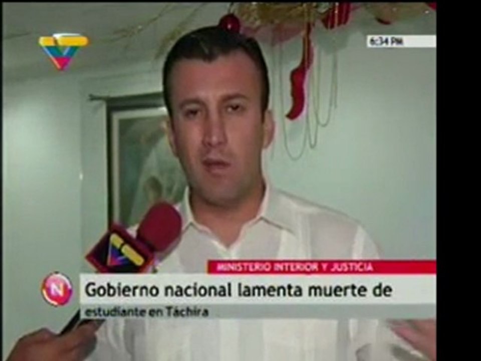 @globovision El ministro Tareck El Aissami responsabiliza a
