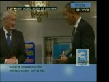El Pdte de EEUU Barack Obama recibe el premio Nobel de la Pa