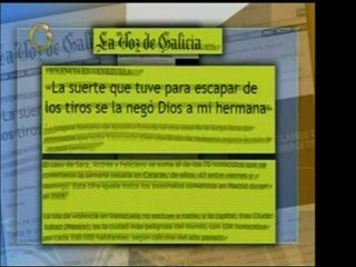 La prensa internacional refleja cómo se vive la inseguridad