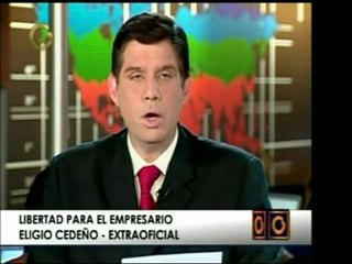 Se supo extaoficialmente que se liberará a Eligio Cedeño con