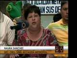 Trabajadores de la Alcaldía Metropolitana exigen al Pdte. qu
