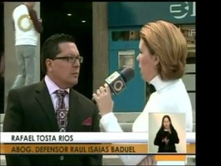 El gnral. (r) Raúl Isaías Baduel prescindió de su defensa lu