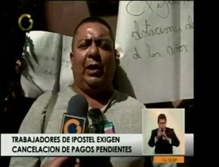 Ipostel tiene trabajadores en la calle que piden diversos bo