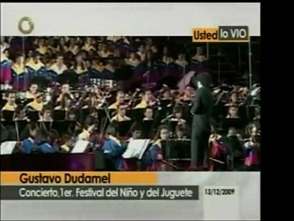 Usted lo vio. Gustavo Dudamel