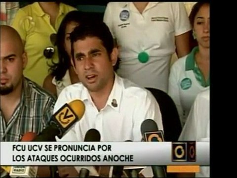 El FCU de la UCV reacciona ante los motorizados encapuchados