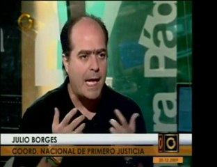 El Coord. Nac. de Primero Justicia, Julio Borges, declaró qu