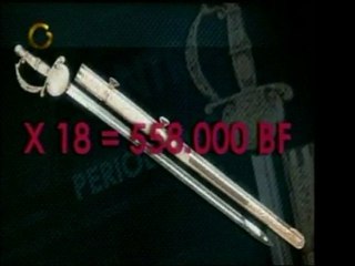 Detalle los costos de cada réplica del sable del Libertador