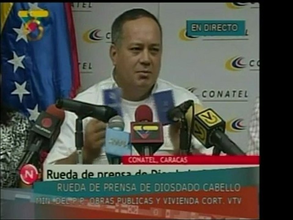 Diosdado Cabello habla de nuevos procedimientos contra telev