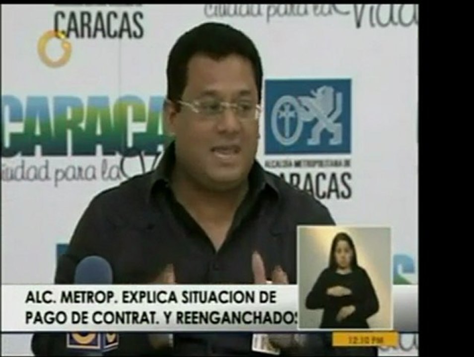 Alc. Metropolitana informa sobre la situación del pago de co