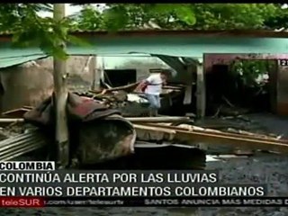 Colombia mantiene alerta por lluvias