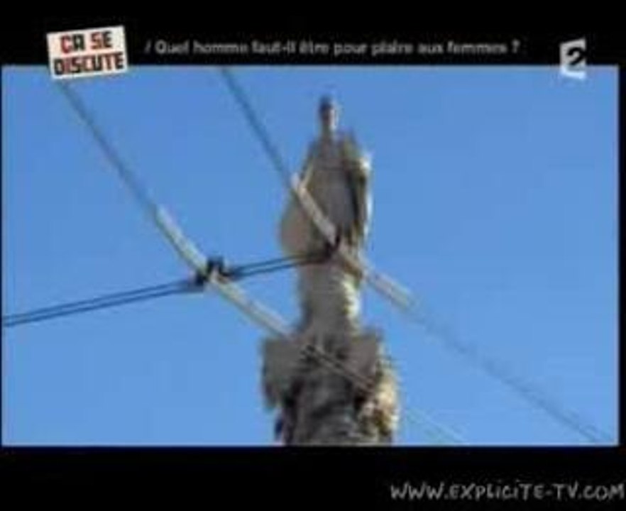 Dragueur dans un salon de coifure