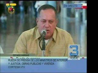 Download Video: El Min. Diosdado Cabello declara en rueda de prensa conjunta