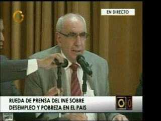 El pdte. del INE, Elías Eljuri, informó que la tasa de desem