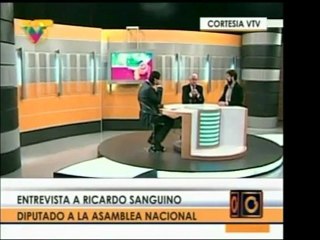 El dip. Ricardo Sanguino, de la Com. de Finanzas de la AN, d
