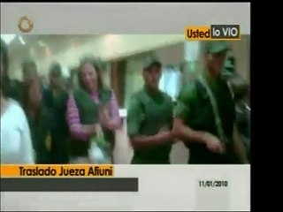 Usted lo vio. Traslado de la jueza Afiuni
