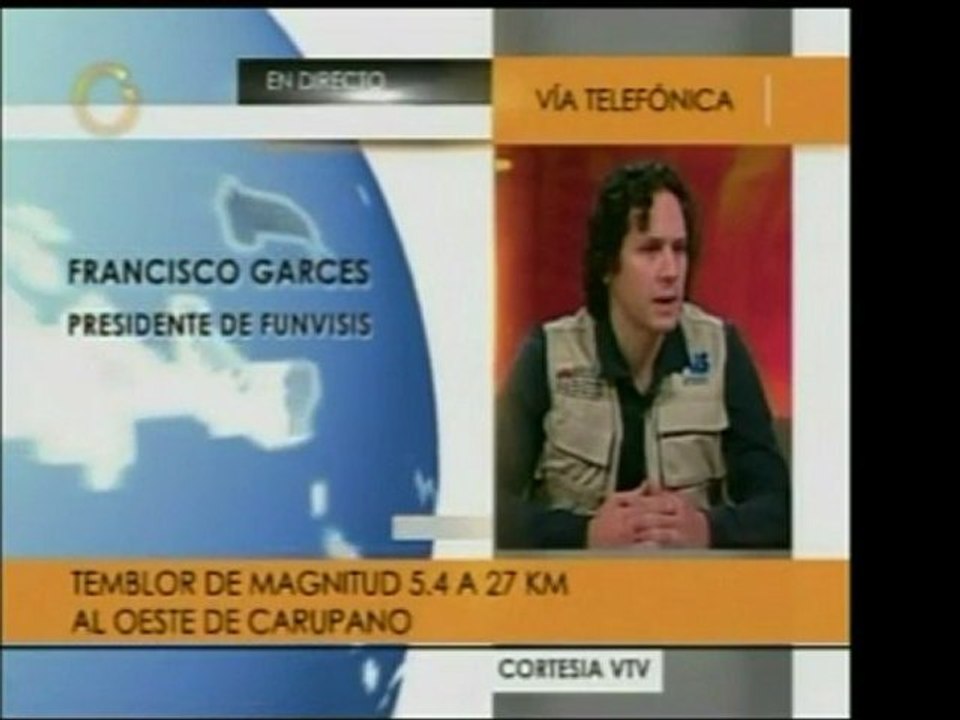 El pdte. de Funvisis Francisco Garces informa sobre detalles