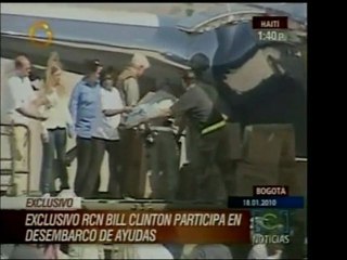 El ex Pdte. Estadounidense Bill Clinton llega a Haiti como e
