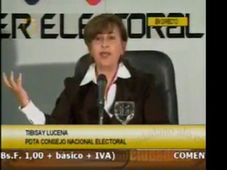 Download Video: El CNE anuncia nuevas circunscripciones para elecciones de 2