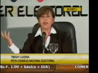El CNE anuncia nuevas circunscripciones para elecciones de 2