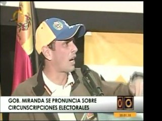Capriles Radonsky resta importancia la modificación de circu