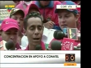 Estudiantes bolivarianos apoyan las medidas del gobierno con