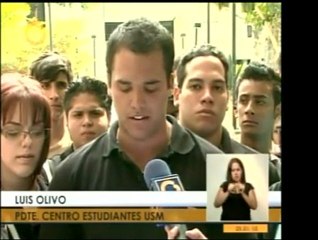 Estudiantes de Esc. de Comunicación Social de la Universidad