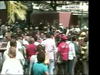 En zonas cercanas a la marcha estudiantil se encuentra una c