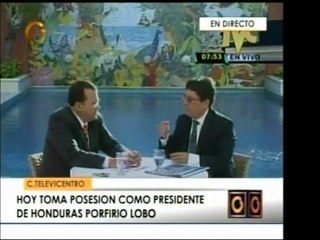 El Vpdte. Santos ofrece una entrevista donde ofrece el apoyo