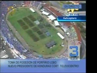 Imágenes de la toma de posesión de Porfirio Lobo, Presidente
