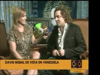 David Bisbal declara en exclusiva para Globovision en su vis