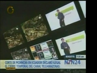 La justicia ecuatoriana falló a favor del canal opositor Tel