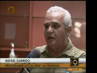 Propietarios de las joyerías del Edif. La Francia rechazan a