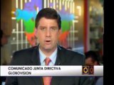 Comunicado Junta Directiva Globovisión