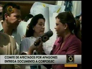 Comité de Afectados por los Apagones fueron con William Ojed