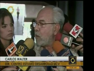 El dir. del Centro de Estudios del Desarrollo de la UCV cues