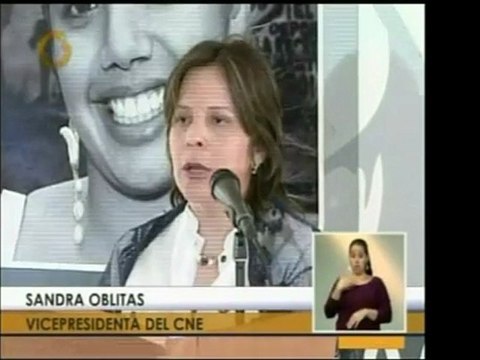 La rectora del CNE Sandra Oblitas hace un balance del regist