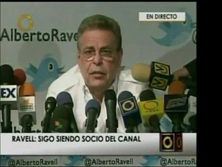 Rueda de prensa del ex director de Globovision, Alberto Fede