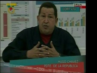 El Pdte. Chavez habla sobre los acuerdos eléctricos internac