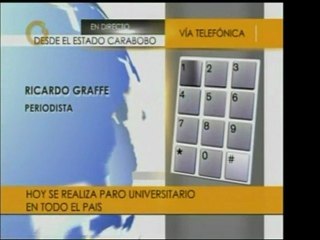 Carabobo acató el paro universitario en todo el país convoca