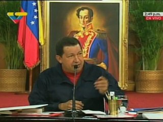 El presidente Chávez calificó de "ignominioso" el informe de
