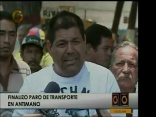 Sindicatos de transporte de Antímano llama a gobierno y sind