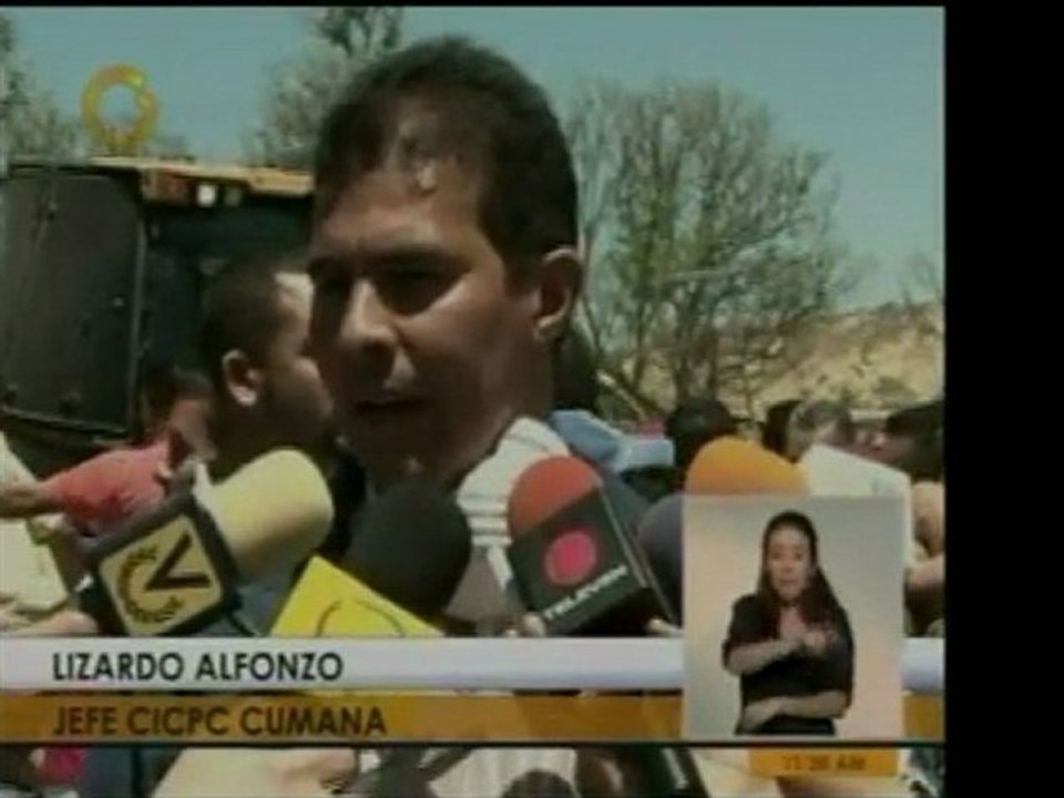 Actualmente las autoridades hacen un barrido de la zona dond