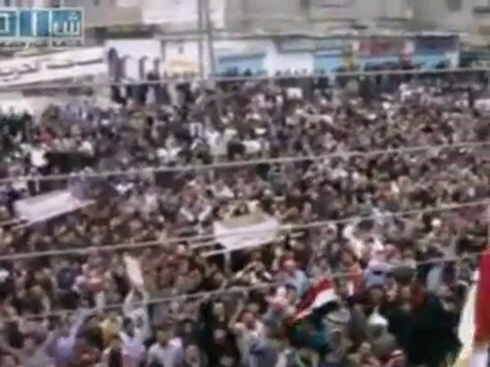 Footage shows Syrian forces firing on protesters