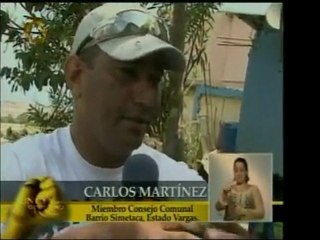 Plomovisión fue hasta el sector Simetaca, en Vargas, que ame