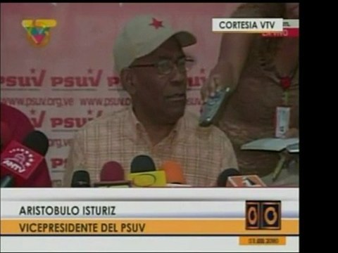 Aristóbulo Istúriz llamó un vulgar panfleto el informe de