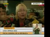 Fiscal Luisa Ortega Díaz desestima el informe de la CIDH por