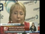 Chile sufrió dos réplicas el día de hoy. Michelle Bachelet d