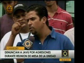 Jovenes de JAVU, que dirige Julio César Rivas,  fueron denun