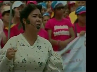 Acto saludando al Pdte. Hugo Chávez Frías en el Día Internac