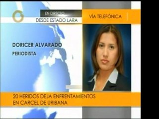 En la cárcel de Uribana, en Lara, 20 heridos por enfrentamie